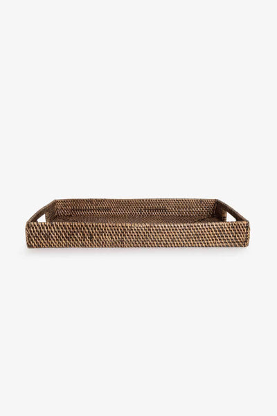 Avlangt brett, rattan Lama Interiør