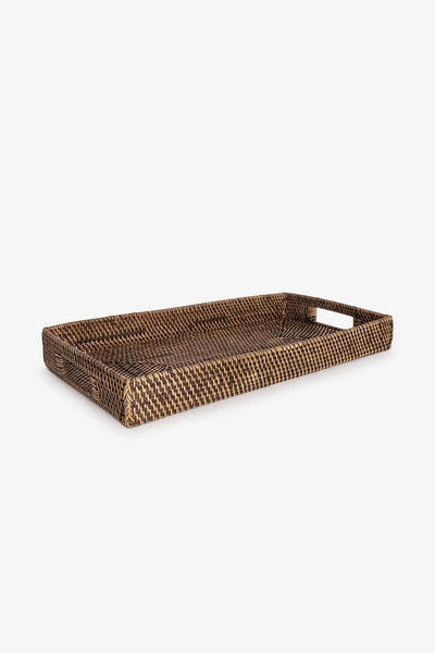 Avlangt brett, rattan Lama Interiør