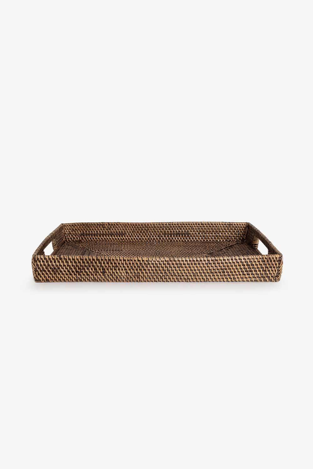 Avlangt brett, rattan Lama Interiør