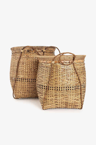 Colmar rattan-kurv, sett à 2 - Halvor Bakke Lama Interiør