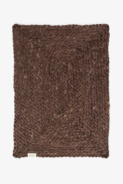 Dekkebrikke jute Firkantet Brun Lama Interiør