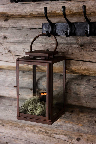 Lanterne rustet metall - Halvor Bakke Cabin Collection Lama Interiør