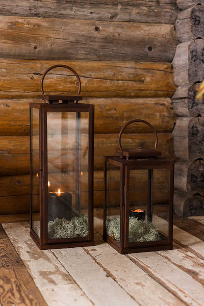 Lanterne rustet metall - Halvor Bakke Cabin Collection Lama Interiør