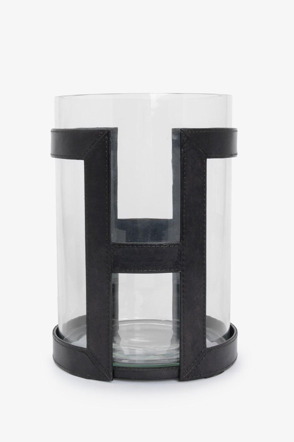 Lyslykt H-logo, Sort - Halvor Bakke Lama Interiør