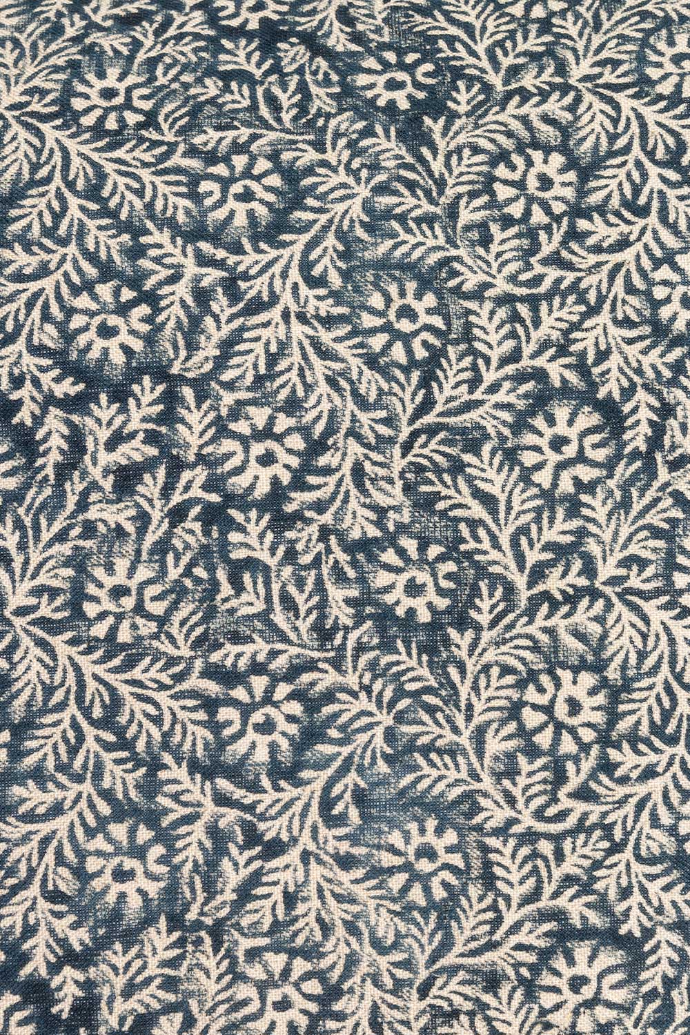 Putetrekk lin, Blue flower Lama Interiør