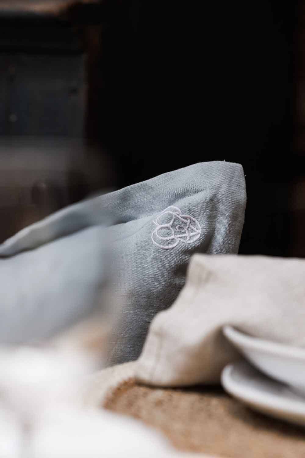 Putetrekk lin, Lysblå - Aina Sollie Steen Lama Interiør