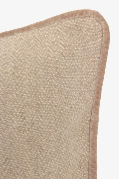 Putetrekk ull fiskeben, Beige Lama Interiør