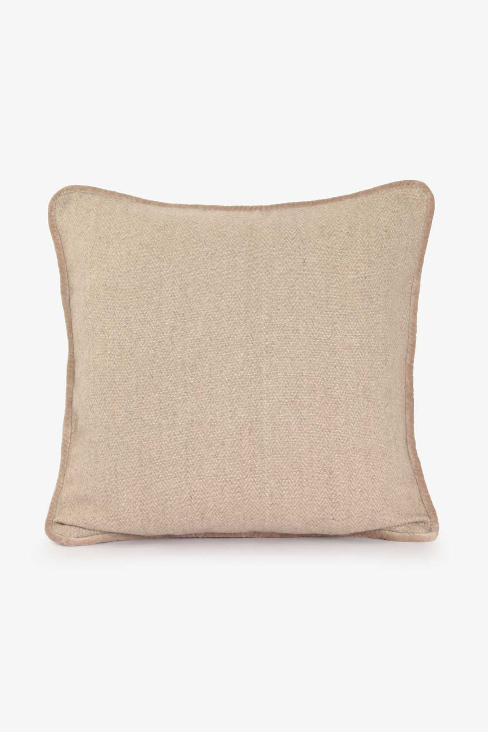 Putetrekk ull fiskeben, Beige Lama Interiør