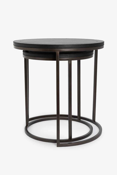 Sidebord sett à 2, skinn - Halvor Bakke Lama Interiør