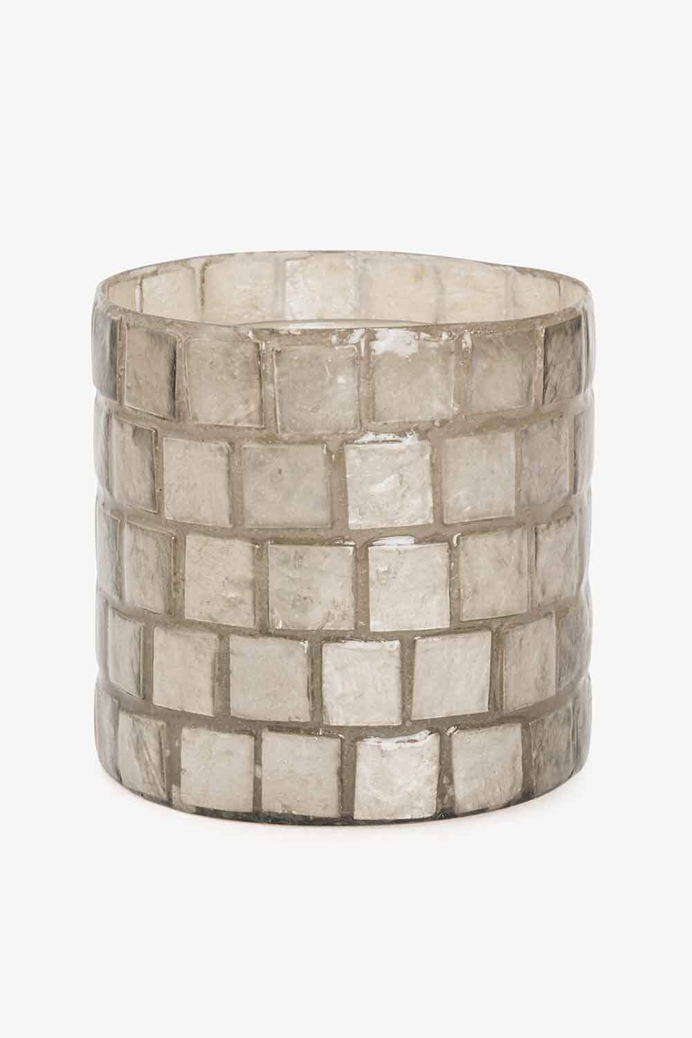 Telysholder capiz brick, Nougat - Halvor Bakke Liten Lama Interiør