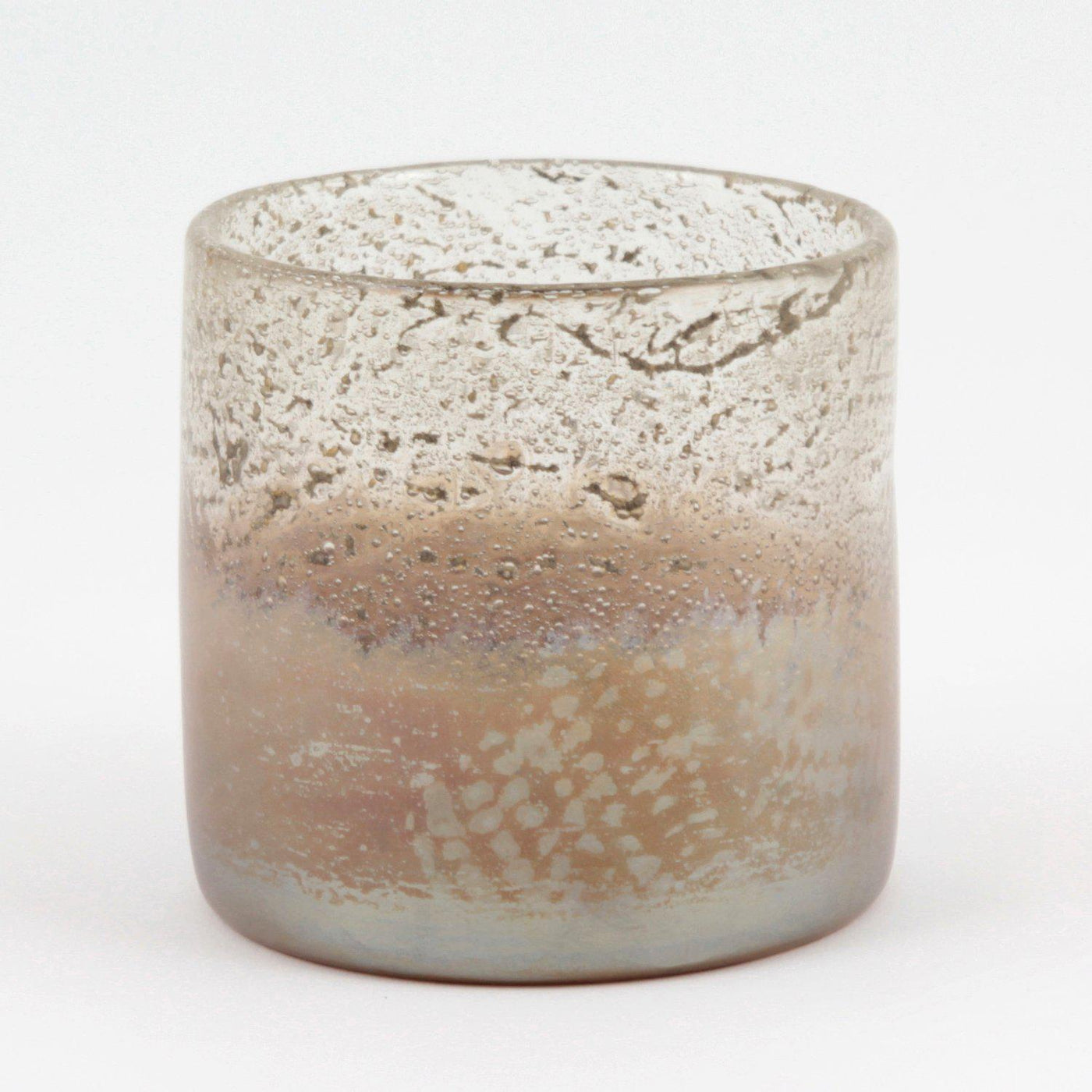 Telysholder/vase glass, Bronze 10x10 cm Lama Interiør
