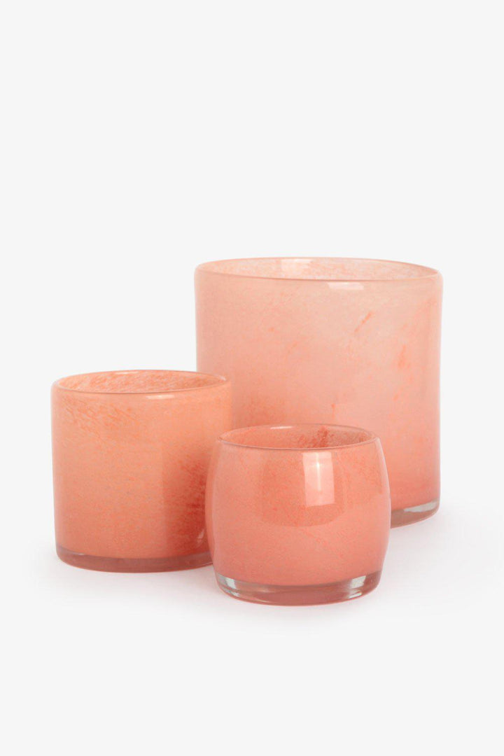 Telysholder/vase glass, Coral Lama Interiør