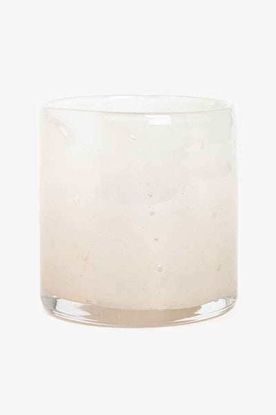 Telysholder/vase glass, Creme Telysholder Lama Interiør