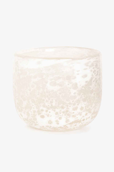Telysholder/vase glass, Hvit boble Lyslykt Lama Interiør