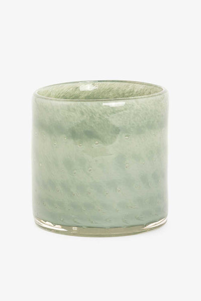 Telysholder/vase glass, Lys Oliven Telysholder Lama Interiør