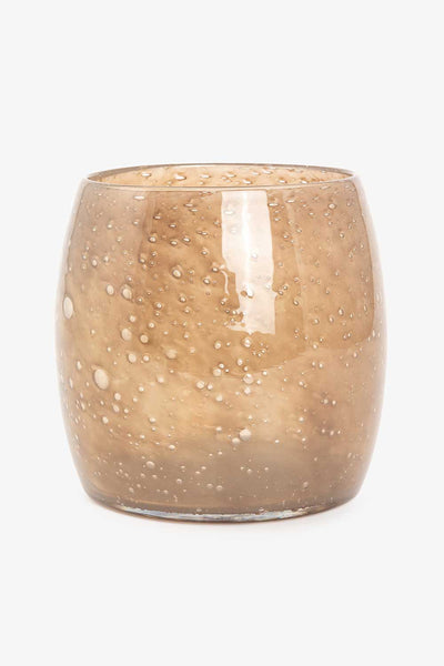 Telysholder/vase glass, Nøttebrun Lyslykt Lama Interiør