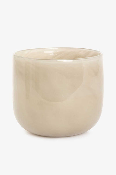 Telysholder/vase glass, Støvgrå Lyslykt Lama Interiør