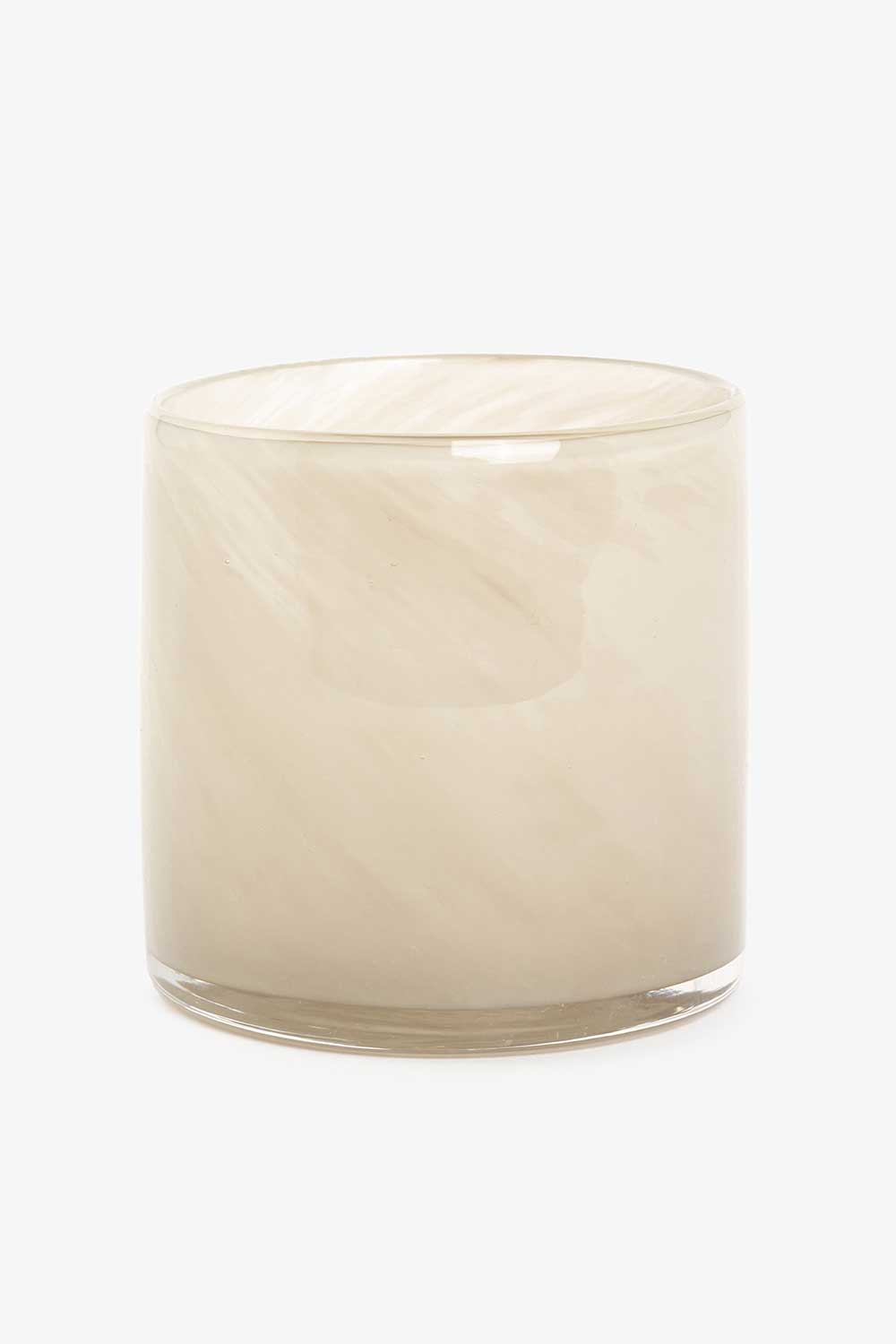 Telysholder/vase glass, Støvgrå Telysholder Lama Interiør