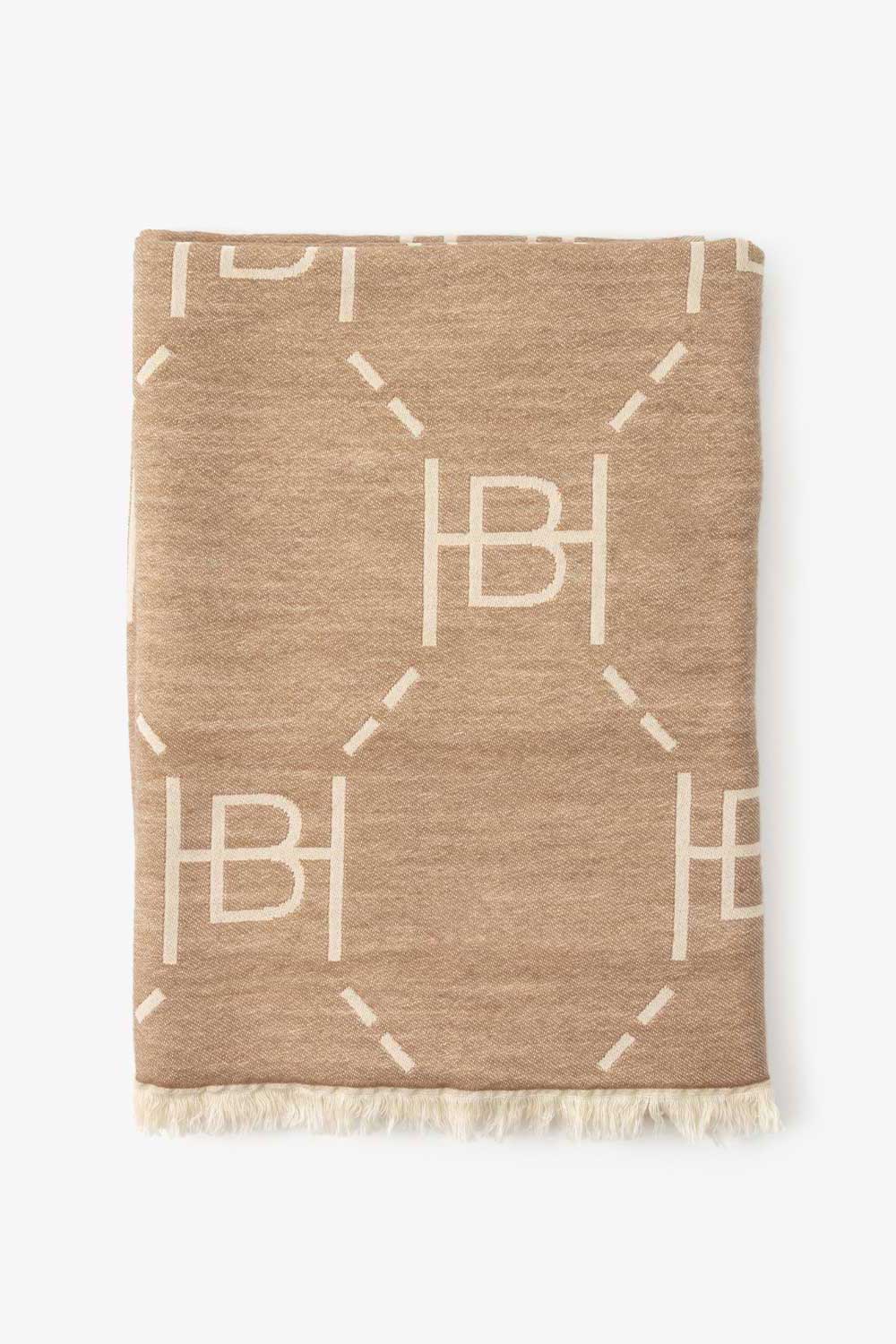 Ullpledd med logo - Halvor Bakke Lama Interiør