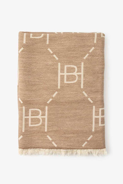 Ullpledd med logo - Halvor Bakke Lama Interiør