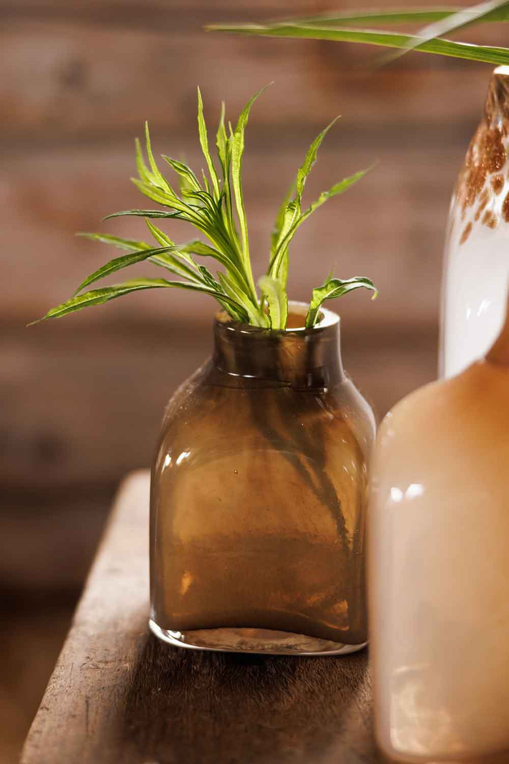 Vase, farget glass Lama Interiør